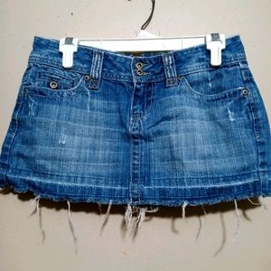 Aeropostale Blue Jean Mini Skirt